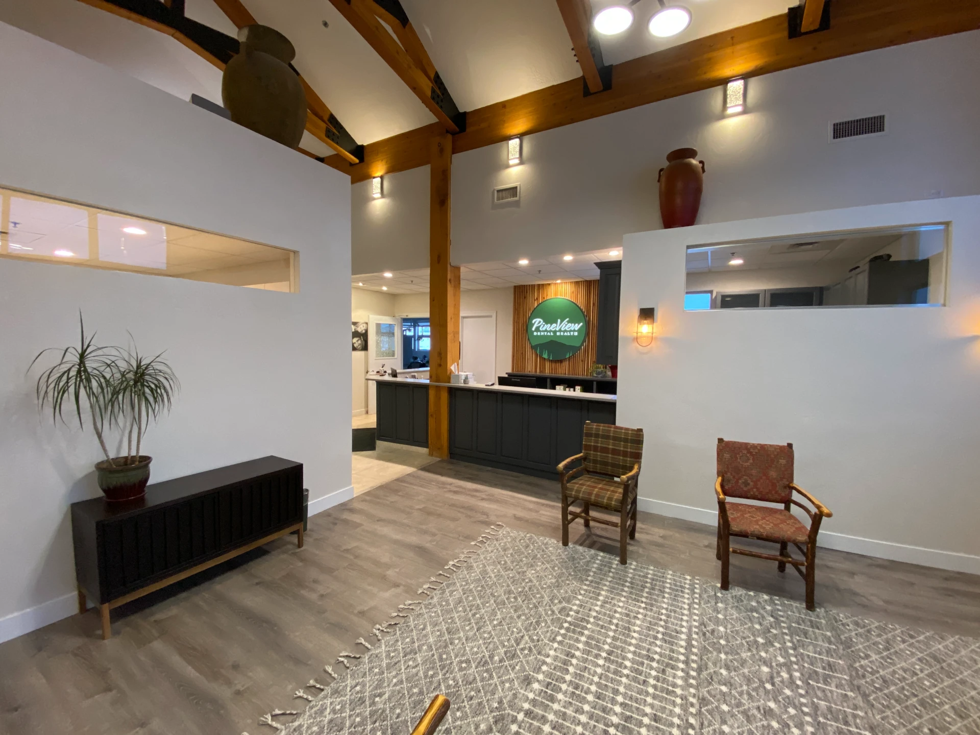 new lobby at PineView Dental Health | visit us for a teeth cleaning in Park City, UT